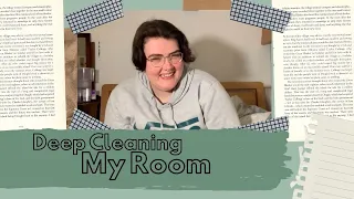 Deep Clean My Depression Room With Me | my tri-yearly deep clean and reorganise