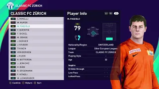 PS4) PES 2021: Classic FC Zürich