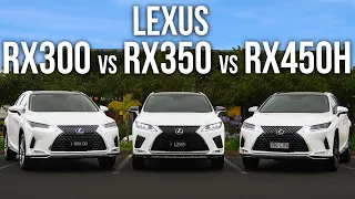 LEXUS RX300 vs RX350 vs RX450h - Luxury & F-Sport & Sports Luxury - Comprehensive Review