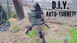 D.I.Y. Scrap Metal Auto-Turret (RaspberryPi Auto-Tracking Airsoft Sentry?!)