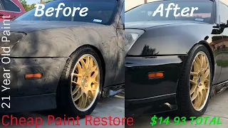 Honda Prelude PAINT OVERHAUL for $14  (Major Transformation)