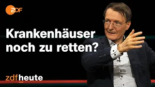 Schlechte Krankenhäuser bestrafen: Lauterbachs "gigantische" Klinik-Reform | Markus Lanz 22.06.23