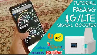 Cara Pasang Step By Step 4G LTE Signal Booster 2020 Untuk Pengguna Celcom, Unifi Mobile, Maxis, Digi