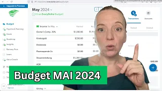 Budget MAI 2024 // 1100,96€ + Kindergeld + Steuererstattung🤩