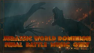 Jurassic World Dominion -- Rexy vs. Giganotosaurus vs. Therizinosaurus | Original Score Only