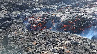 LAVA LOUNGE: Sundhnukur Volcano Eruption, Iceland #lava #iceland #volcano #science #geology #lounge