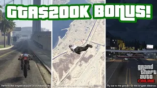 COMPLETE 4X $ FREEMODE CHALLENGES & GET A GTA$200K BONUS! (GTA 5 ONLINE GUIDE)