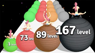 LEVEL UP 'Yoga Ball Run' - Gameplay Walkthrough