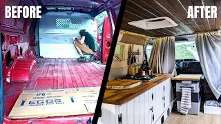 30 Day DIY Van Conversion | Ford E350 Camper Van Build