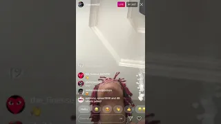 Trippie Redd Bizarre Instagram Live after 6ix9ine calls him out. "Somehow Russ took an L"