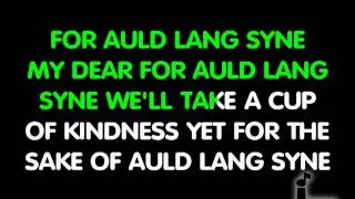 Auld Lang Syne   Traditional   Karaoke
