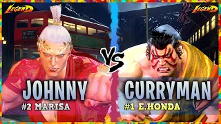 SF6 ▰ Ranked #2 Marisa ( SNB Johnny ) Vs. Ranked #1 E.Honda ( Curryman )『 Street Fighter 6 』