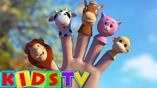 Finger Family Animals | Cartoons Finger Family | 3D Nursery Rhyme | Kids Tv Nursery Rhymes