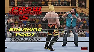 PASW Wrestling #5: Breaking Point Fallout Highlights