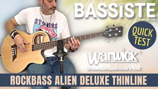 Warwick Rockbass Alien Deluxe Thinline - Quick Test - Bassiste Magazine 98