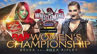 Asuka vs. Rhea Ripley - WWE WRESTLEMANIA 37 [Promo Official]