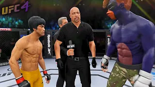 Bruce Lee vs. Destroyer Duck - EA sports UFC 4