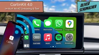 Wireless CarPlay mit CarlinKit 4.0 im Audi A6 4G / Test & Unboxing / Android Auto