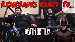 Renegades React to... Death Battle - Nightwing vs. Daredevil (Marvel vs. DC)