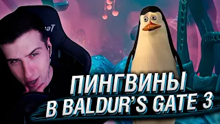 ПИНГВИНЫ В BALDUR`S GATE 3 | РЕАКЦИЯ HELLYEAHPLAY