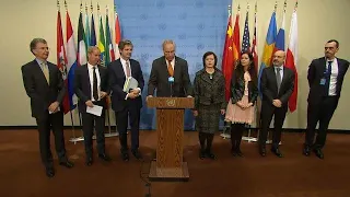 EU8 on the Palestinian question - Security Council Media Stakeout (18 December 2018)