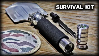 Набор выживания из Китая/Survival kit/Мультитул/Саперная лопата