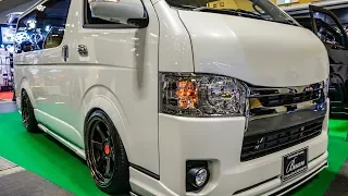 (4K)舞杏 200系 ハイエースカスタム Buan TOYOTA 200 HIACE modified 2020 - 大阪オートメッセ2020