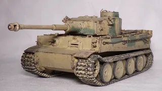 Ryefield 5001 North Africa  Tiger 1:35 RC conversion