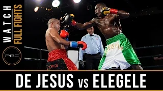 De Jesus vs Elegele FULL FIGHT: January 31, 2015 - PBC on Bounce