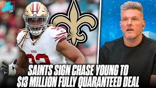 Chase Young Signs 1 Year, Fully Guaranteed $13 Million Deal With Saints | Pat McAfee Reacts