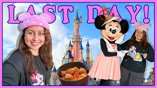 LAST Day at Disneyland Paris | Doing Some of my FAVOURITE Attractions | February 2024