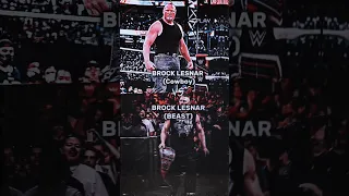 The Beast😈 vs The Cowboy🤠 || Brock Lesnar Version Comparison 👑📈 // Ending The Debate ⚡// #shorts