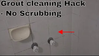 How to clean grout easy way - No scrubbing