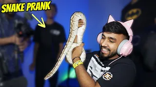 PRANKING @TechnoGamerzOfficial with SNAKE in GTA 5