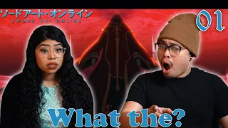 THIS CAN'T BE REAL.. Sword Art Online Season 1 Episode 1 Reaction (BLIND REACTION)