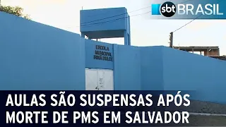 Aulas são suspensas em bairros de Salvador após morte de três PMs | SBT Brasil (10/05/22)