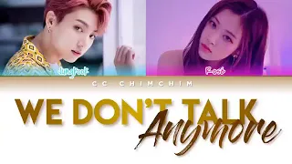 BTS x BLACKPINK Jungkook & Rosé - 'We Don’t Talk Anymore' (Color Coded Lyrics)