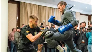 Conor McGregor: "Play the Russian National anthem for me please" | Moscow Media Workout