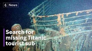 Search underway as Titanic tourist submersible goes missing - latest