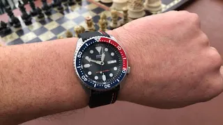 2 min watch review - Seiko SKX009 Pepsi