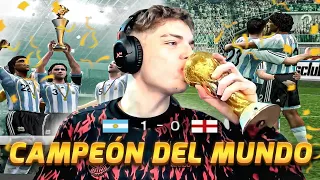 SALGO CAMPEON DEL MUNDO CON ARGENTINA EN EL PES 6 - LA DAVONETA LO VOLVIÓ A HACER