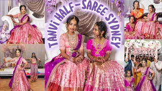 Tradition: Colourful Telugu Half Saree Ceremony |Sydney| Australia | Voni Function |Celebration