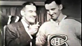 Montreal Canadiens win 1960 Stanley cup - postgame