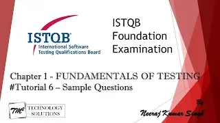 ISTQB Foundation Level Certification 2011 | Chapter 1 - Sample Questions