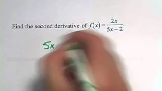 Finding Higher Order Derivatives