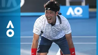 Yuichi Sugita v Jack Sock match highlights (1R) | Australian Open 2018