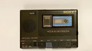 Sony Walkman TCM-1000A Portable Cassette Recorder