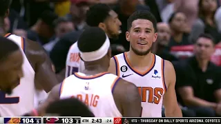 JIMMY BUTLER SICK OF DEVIN BOOKER'S TRASH-TALKING! LOCKS HIM DOWN DEFENSE! GAME WIN BLOCK!