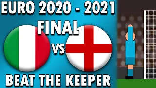 Italy vs England Final ⚽ Beat The Keeper ⚽ 10 Minute Match