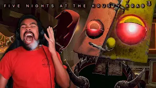 THIS *NEW* SPONGEBOB HORROR GAME ALMOST KILLED ME! | Five Nights at the Krusty Krab: Chapter 3 | #1